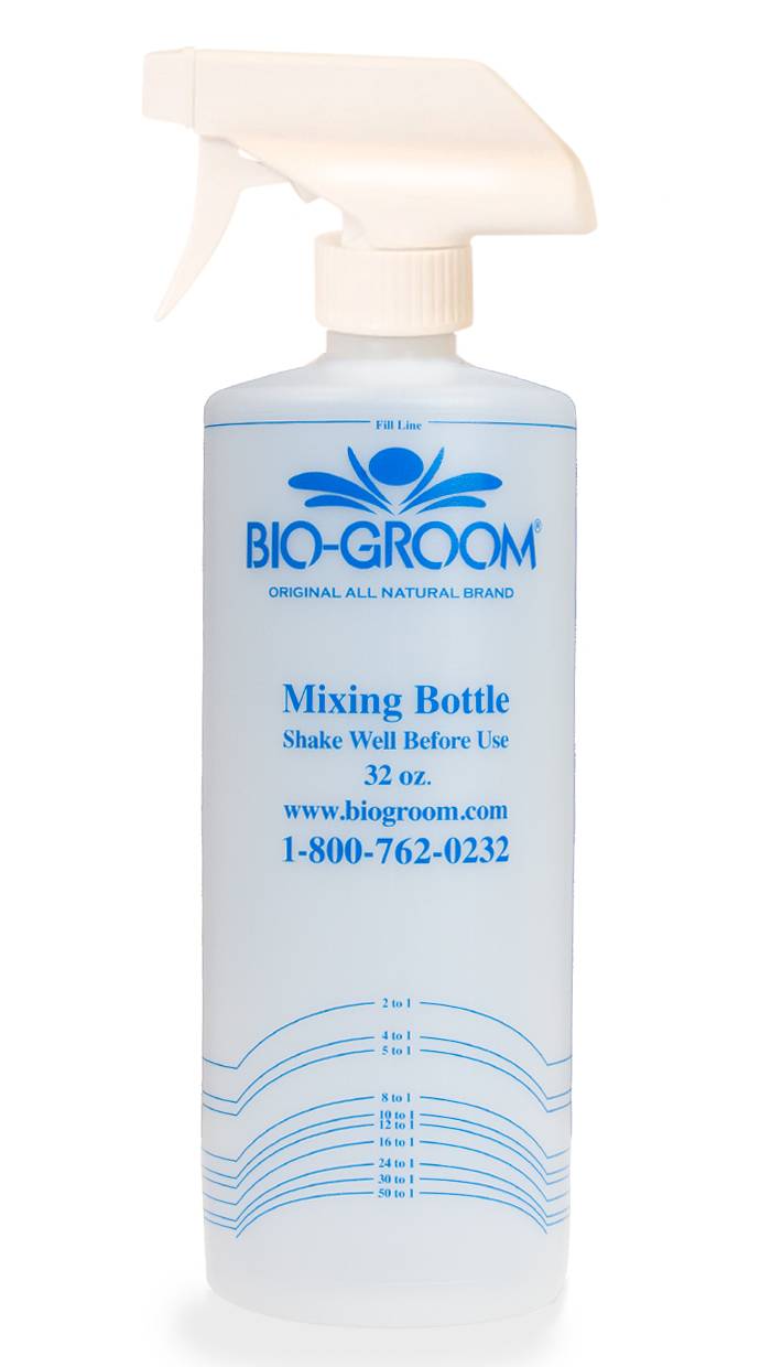 Bio-Groom Mixing Bottle Бутылка для разбавления концентрированных шампуней и кондиционеров С распылителем