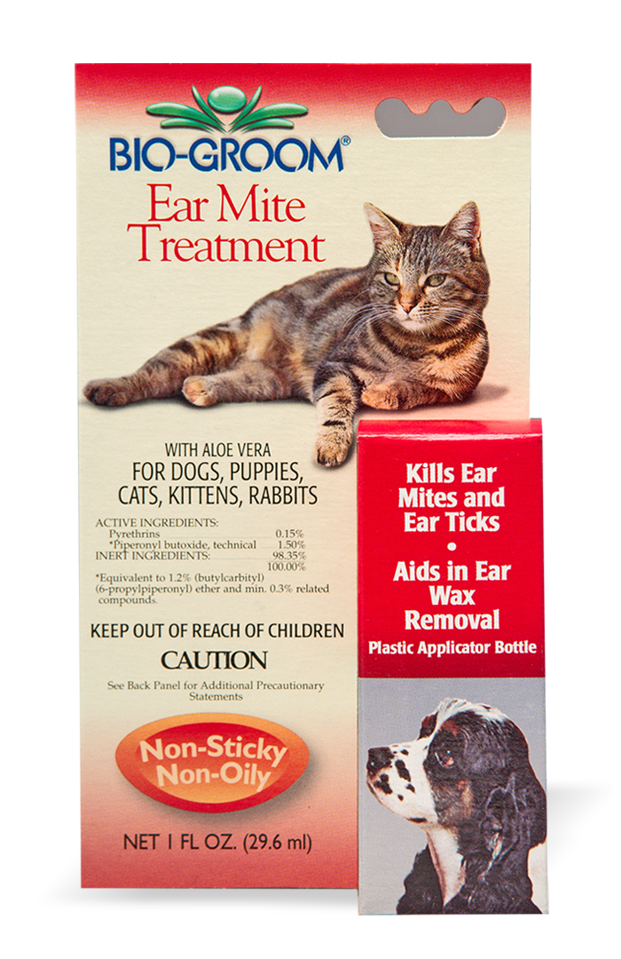 Bio-Groom Ear Mite Treatment Капли против ушного клеща. С алоэ вера 1 oz.