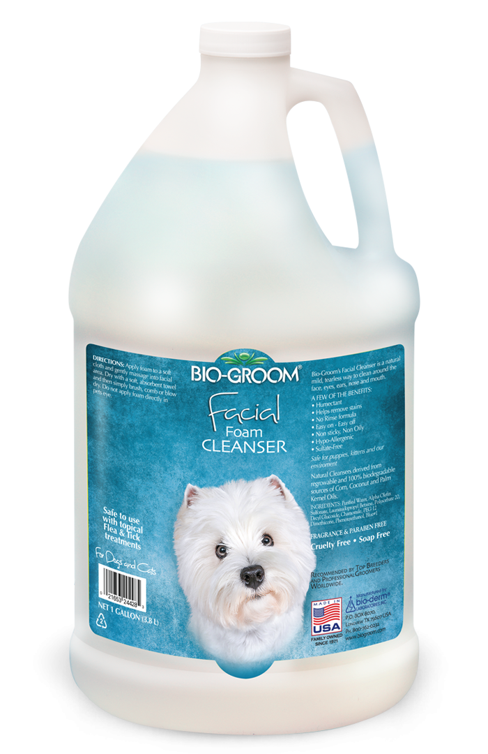 Bio-Groom Facial Foam Cleanser Пенка для умывания мордочки для собак и кошек 3,8 л