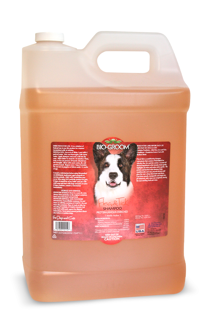 Bio-Groom Flea & Tick Shampoo Шампунь-кондиционер от блох и клещей 9,5 л