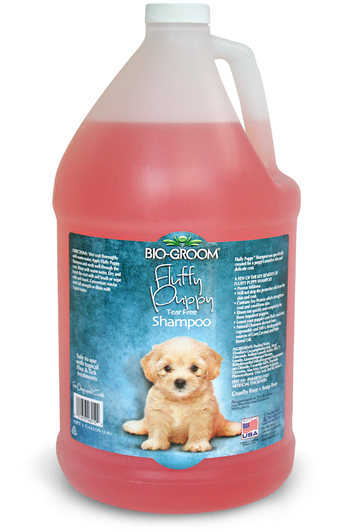 Bio-Groom Fluffy Puppy Шампунь-кондиционер «без слёз» для щенков и котят 3,8 л