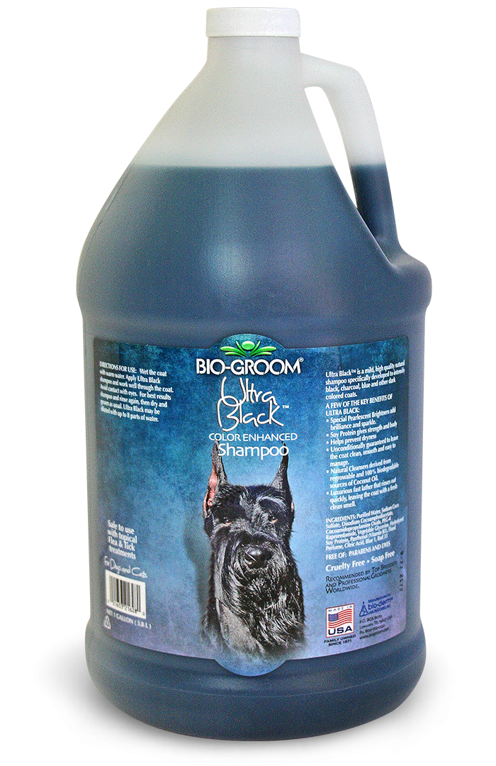 Bio-Groom Ultra Black Шампунь-усилитель темного окраса 3,8 л